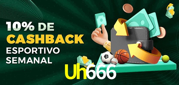 10% de bônus de cashback na Uh666